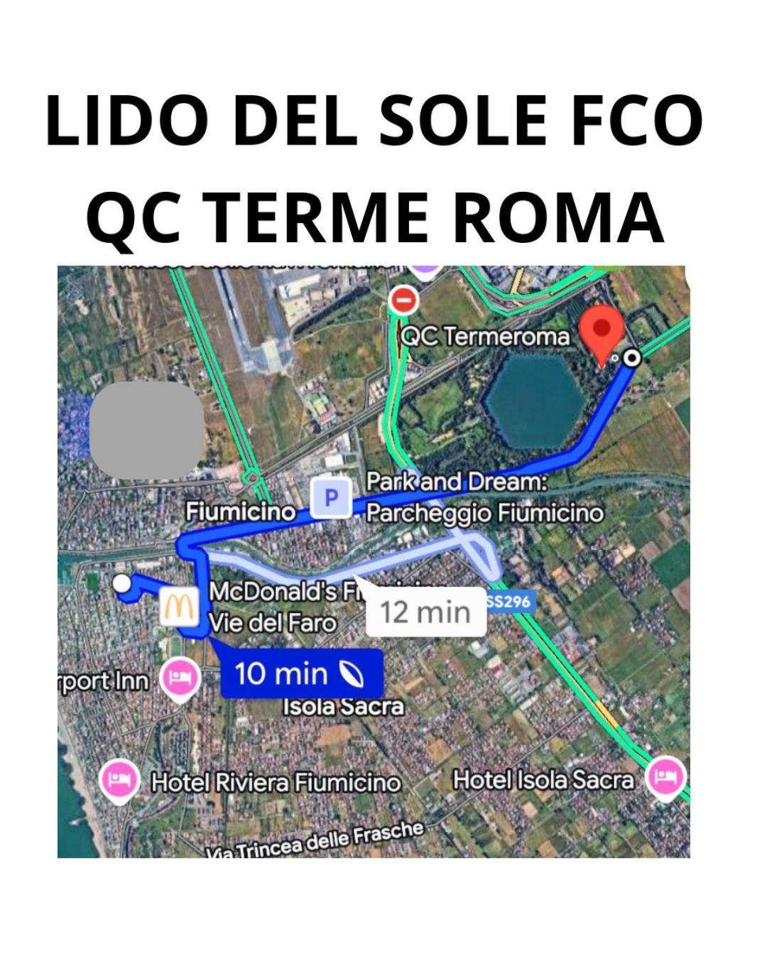 شقة Lido Del Sole Fco فيوميتشينو المظهر الخارجي الصورة