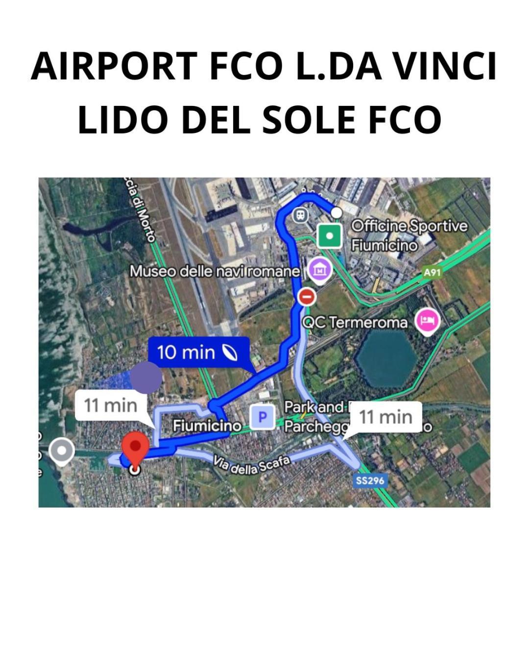 شقة Lido Del Sole Fco فيوميتشينو المظهر الخارجي الصورة